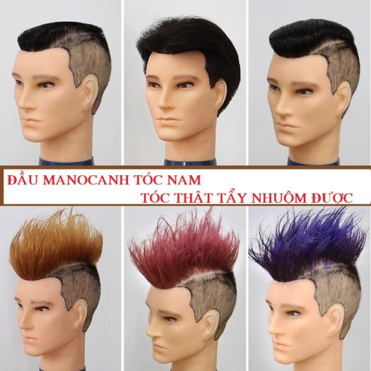 freeship Đầu manocanh nam học làm tóc nam 100 tóc thật MX06  Shopee  Việt Nam