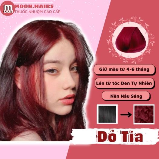 Tổng hợp 6 mẫu tóc màu đỏ tía đẹp nhất giúp nàng tỏa sáng