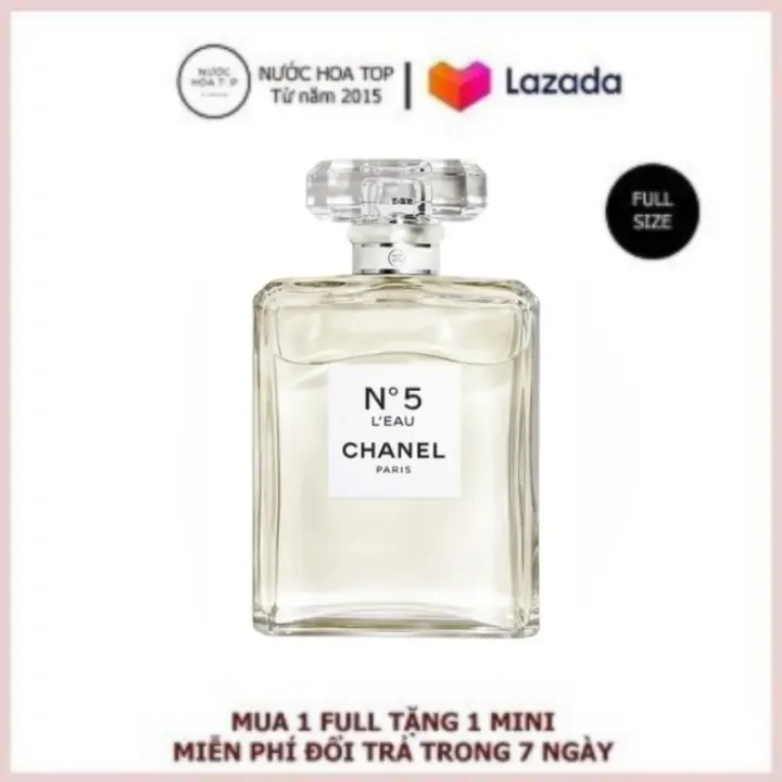 Nước Hoa Cao Cấp Nước Hoa Chanel No 5 L'Eau 100ML 24h Thơm Lâu Chính Hãng