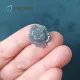 Charm đá ngọc Cẩm Thạch cham khắc hình hoa sen bình an size 16.6 x 15.3mm C0227 Hoa Minh Gem. 