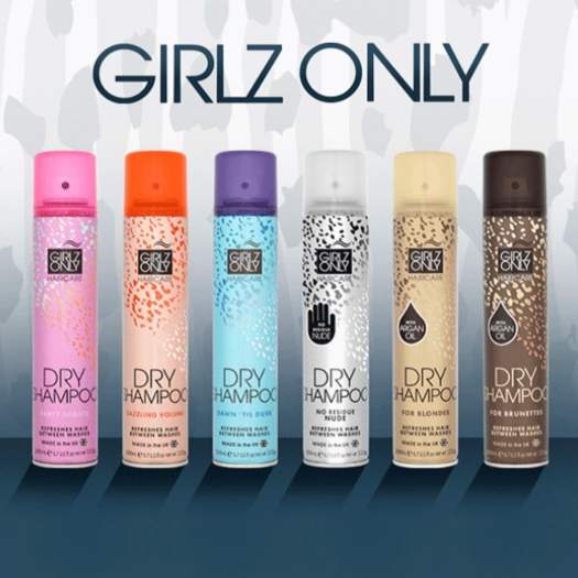 Dầu gội khô GIRLZ ONLY Dry Shampoo xịt tóc khô phồng mềm thơm 200ml