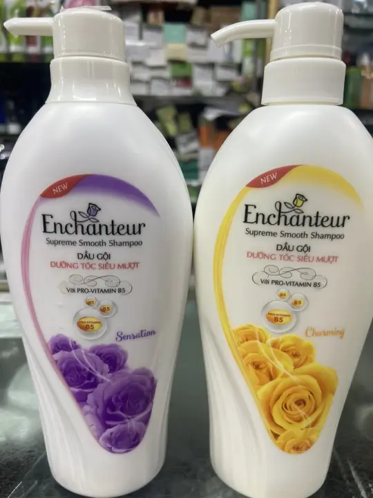 Dầu gội đầu dưỡng tóc siêu mượt Enchanteur Charming 650g