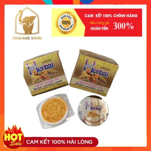 1 HŨ Kem Nghệ Vàng HERBAL TURMERIC CREAM Thái Lan - Trị mụn | TheBodyHolic.com