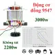 Động cơ máy xay sinh tố 1500w đến 3000w. 