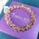 Vòng tay đá Thạch Anh Vàng Citrine thiên nhiên size 10 li hợp mệnh Thổ Kim hoặc Hỏa | Hoa Minh Gem. 