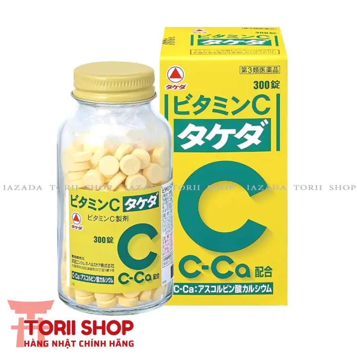 [Chính hãng] Viên uống Vitamin C Takeda 2000mg 300 viên ngừa và giảm nám trắng da hàng Nhật nội địa | Tăng sức đề kháng và hệ miễn dịch, cho làn da trắng hồng, mịn màng và căng bóng
