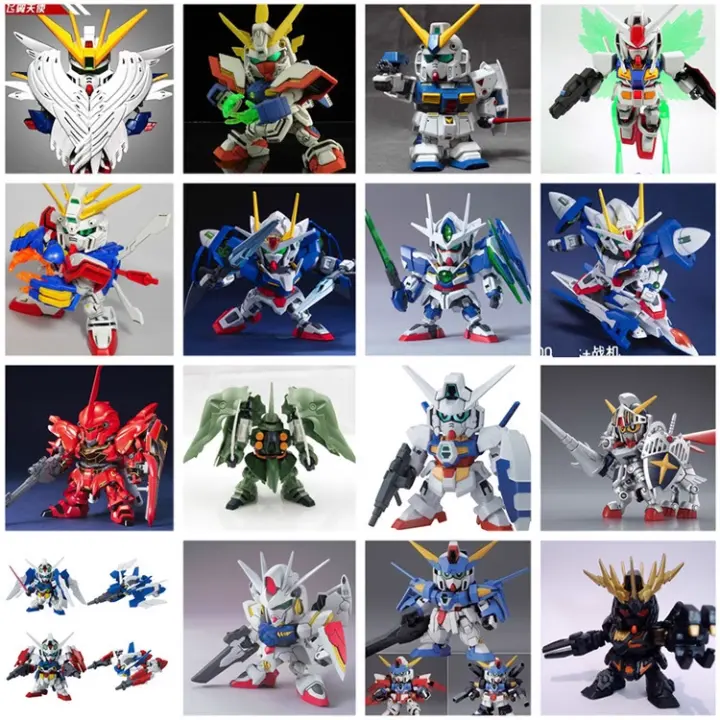 Tổng Hợp mô hình Gundam SD BB - RX 78 2 X Hello Kitty - Astray Red Sengoku - Gundam 00 - 00 Raiser - Wing Angel EW - Deit Warrior - Strong Warattack - Build Burning - Age 1 - Age 2 - Age 3 - Lightning Warrior - Sinanju -Kshatriya