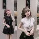 Áo croptop cổ tròn cuốn biên thời trang xixo chất thun borip cao cấp sang mịn đẹp. 