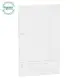 Tủ Điện Nhựa Âm Tường 36 đường - Mini Pragma cửa Trắng hoặc cửa Mờ - 12 Mô đun 3 Hàng - Tủ Schneider - MIP22312; MIP22312T. 