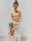 Áo thun nữ croptop thiết kế không đường may chất thun gân ôm form trẻ trung MIEU - KJ22. 