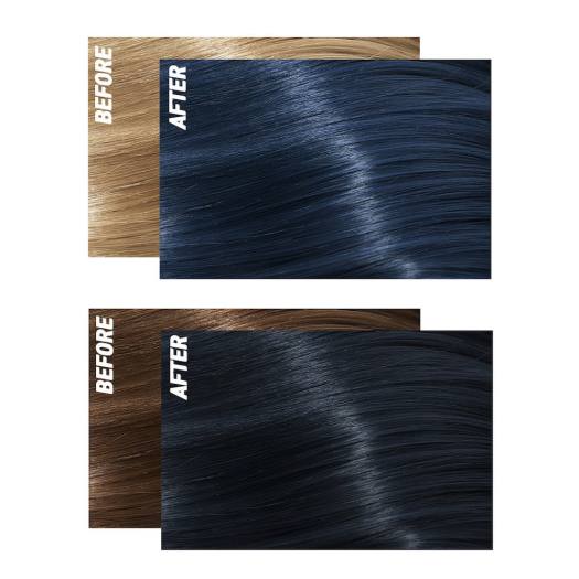 Màu xanh đen Deep Blue là sự kết hợp hoàn hảo giữa phong cách thanh lịch và sự hiện đại. Màu sắc này rất phù hợp với những người thích phong cách nữ tính nhưng không kém phần cá tính. Hãy cùng ngắm nhìn hình ảnh để thấy sự tuyệt vời của kiểu tóc này.