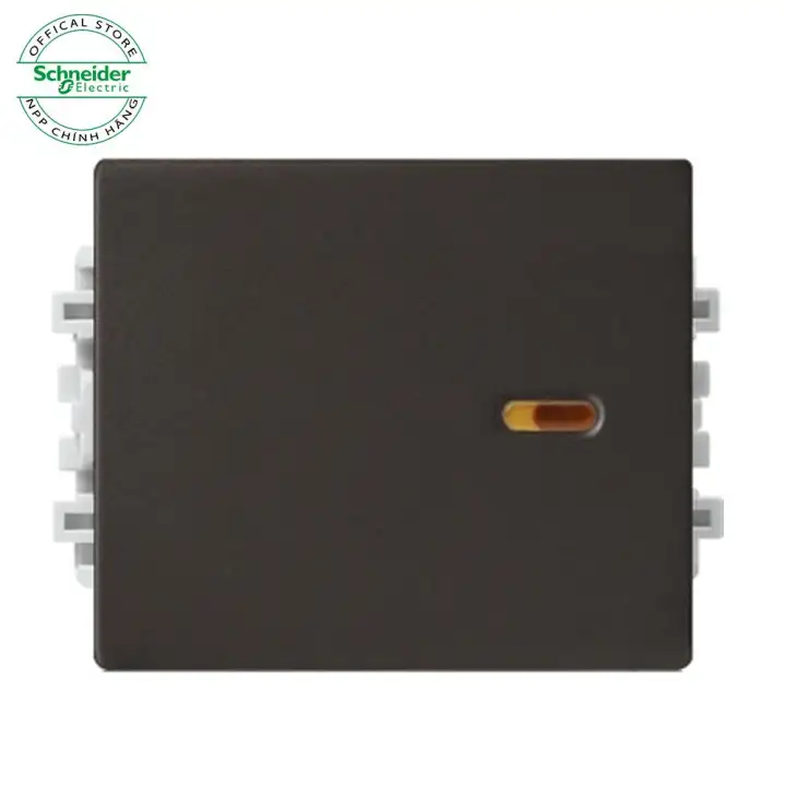 Công tắc 1 chiều 16A size M - màu Trắng hoặc màu Đồng - dòng ZENCELO A - Schneider Electric - 8431M_1_BZ_G19; 8431M_1_WE_G19