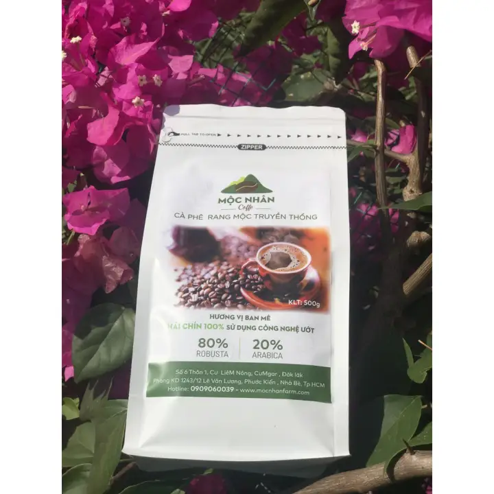 CÀ PHÊ RANG MỘC- Nguyên Chất – MỘC NHÂN COFFEE – 500 gr dạng bột – No Brand – top1shop