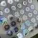 Tem 2.2cm niêm phong chống giả 7 màu hologram tròn combo 1.000c. 