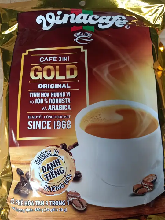 Cà phê sữa vinacafe gold 480g x 24 gói – Vinacafé – top1shop