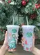 Ly Noel tuần lộc / tai thỏ Phúc Long nhựa 420ml/ NEW FULL BOX. 