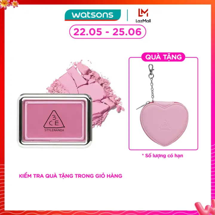 [MUA LÀ CÓ QUÀ] Phấn Má Hồng 3CE New Take Face Blusher 4.5g