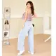Quần jeans suông MIEU mài rách - HJN03 (Đậm/ Nhạt). 