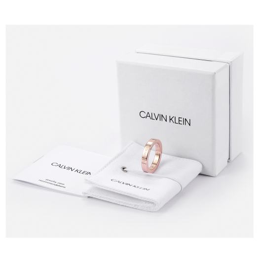 Nhẫn Cặp đôi Calvin Klein Hook Rose Gold Ring - Nhẫn CK Authentic, Thẻ Tag,  Bill Check Code - Daniel Store . - Nhẫn | ĐồngHồ.