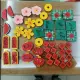 Set 10 Món Tô Màu Tết Bằng Gỗ(Tăng màu, cọ, dây treo) Phụ Kiện Trang Trí Tết Cho Bé Thỏa Sức Sáng Tạo, Trang Trí Nhà Cửa. 