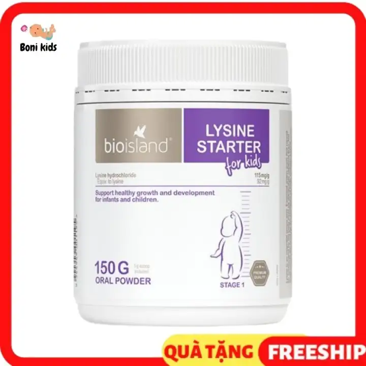 bột tăng chiều cao Bioisland Lysine Starter For Kids Úc 150 gram giúp hấp thụ canxi phát triển chiều cao hỗ trợ hệ miễn dịch giúp ăn uống ngon (làm… – No Brand >>> top1shop >>> lazada.vn