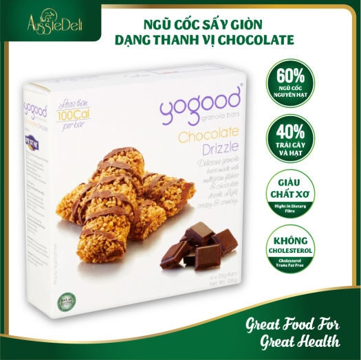 Ngũ cốc ăn kiêng sấy giòn vị chocolate dạng thanh Yogood Granola Bars