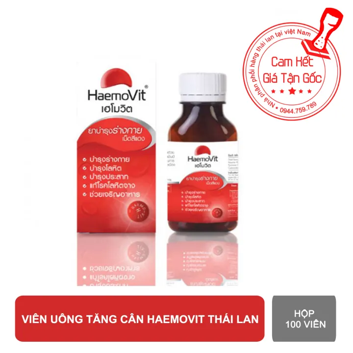 Viên uống Tăng Cân HaemoVit Thái Lan
