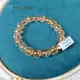 Vòng tay đá Thạch Anh Vàng Citrine thiên nhiên size 10 li hợp mệnh Thổ Kim hoặc Hỏa | Hoa Minh Gem. 