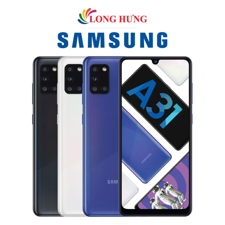 Điện thoại Samsung Galaxy A31 (4GB/64GB) - Hàng chính hãng - Màn hình 6.4 Full HD+, bộ 4 Camera sau Camera Macro 5MP Pin 5000mAh sạc nhanh siêu tốc 15W