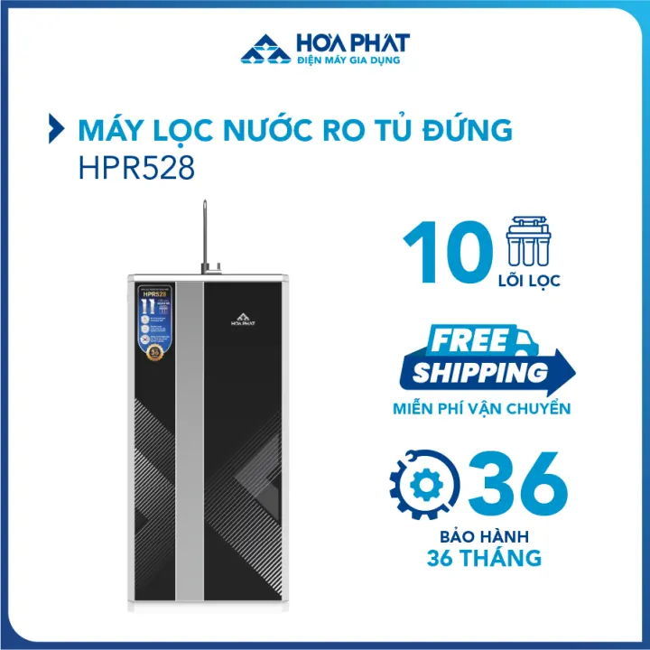 Máy lọc nước RO tủ đứng Hòa Phát HPR528 - Bảo hành linh kiện đến 36 tháng
