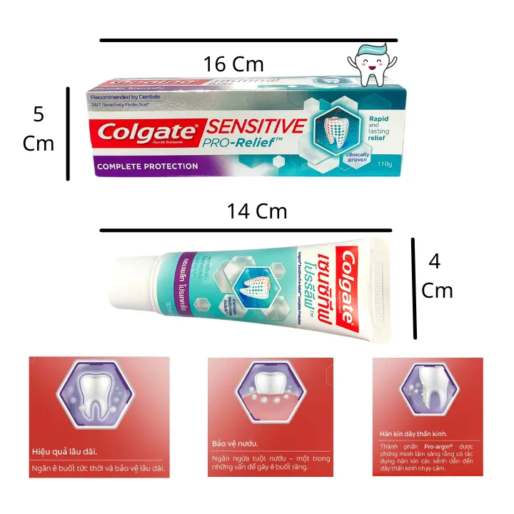 Kem đánh răng Colgate Sensitive giảm ê buốt