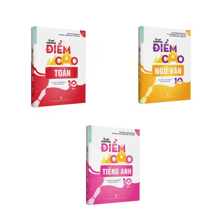 Farm Zone 220 Sách – Combo Bí quyết chinh phục điểm cao Toán Văn Anh lớp 10 tập 1