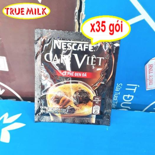 Nescafe Café Việt Đen Đá 35 gói x 16g Ca Phê Đen Đá Cafe Viet Ca