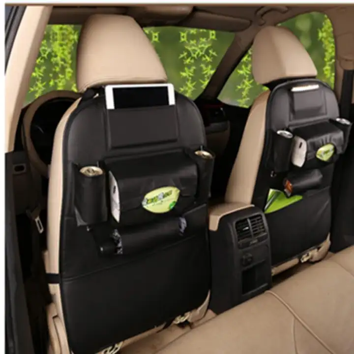 Tui Treo đồ Ghế Sau Oto Bằng Da đen Tui đựng đồ O To Tui Treo Xe O To 6566 1 E Hq Store Lazada Vn