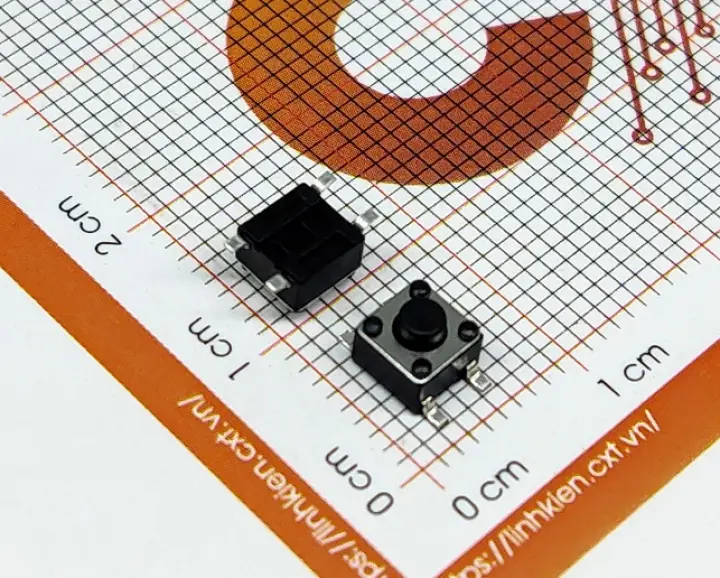 Nút nhấn SMD 4P 4.5x4.5x3.8mm(10c)