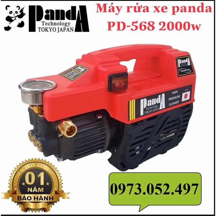Máy Rửa Xe 2000W Panda PD-568