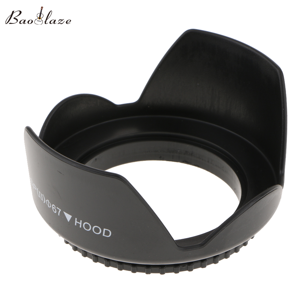 Baoblaze LH-55B Lens Hood Shade For Olympus MZD 9-18mm F4-5.6 12-50mm F3.5-6.3 EZ
