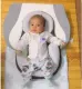 Đệm định hình ngủ đúng tư thế YOYO, Gối chống trào ngược cao cấp BaBymoow cho bé. 