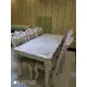 Bàn ghế ăn mặt đá kiểu pháp- Nhập khẩu nguyên bộ. 