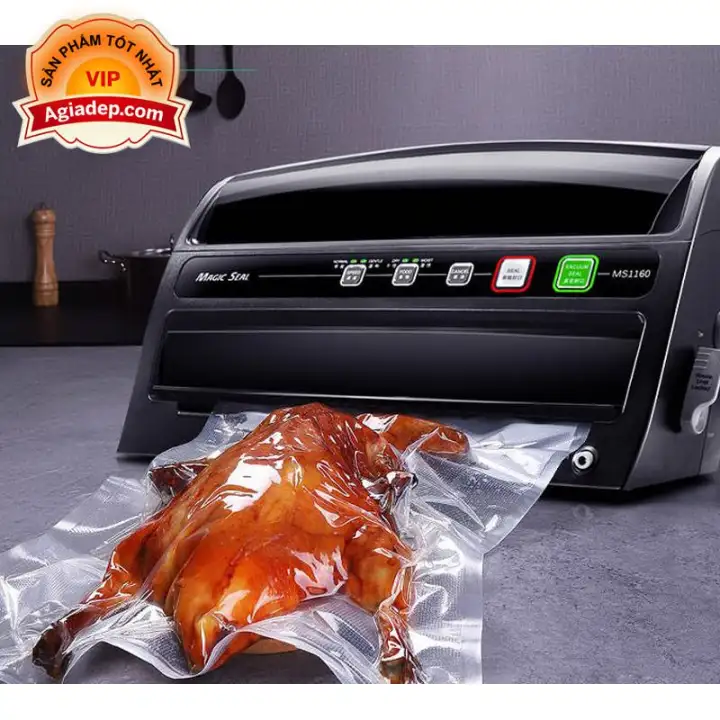 Máy hút chân không thực phẩm Magic VIP - Cao cấp Bền tốt Số1 hiện nay - Lực hút mạnh mẽ (tặng túi hút trị giá 50K)