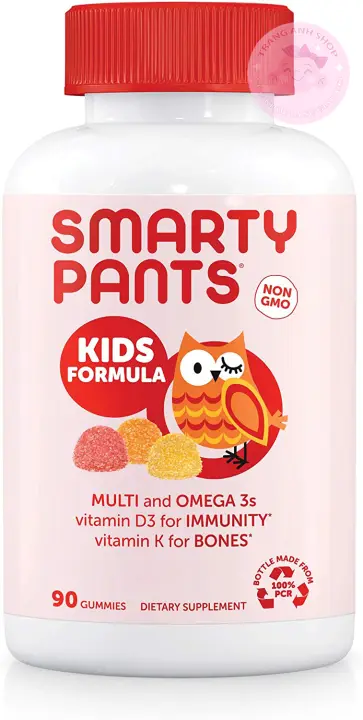 Kẹo dẻo SmartyPants Kids Formula 90 viên – No Brand >>> top1shop >>> lazada.vn