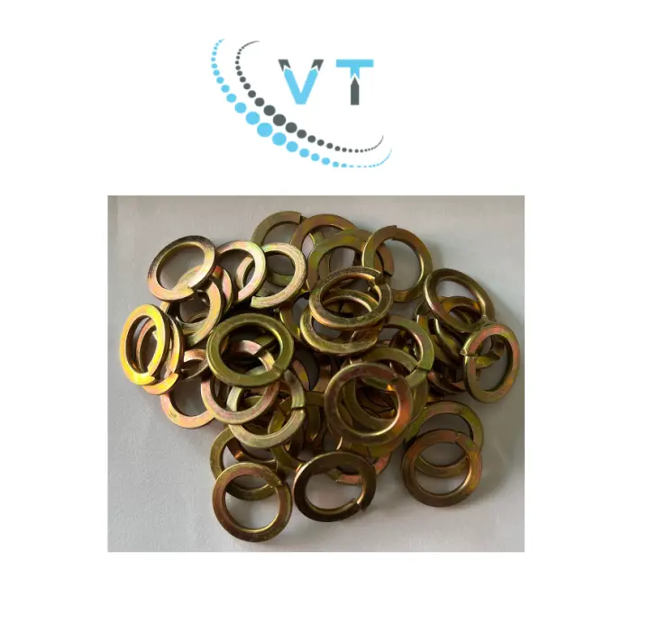 Long đen vênh, Long đền vênh, Vòng đệm kênh xi 7 màu M6, M8, M10, M12, M14,M16 (túi 50 con)