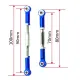 [COD][Free shipping] 2Pcs Metal Adjustable Steering Linkage Servo Link Pull Rod for Traxxas Slash 4X4 5807 HQ727 1/10 RC Car Upgraded Parts. 
