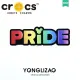Dép Charm chữ thập jibbitz Pride chamr dép Crocs. 