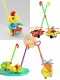 Baby 0-36m: Gậy xe đẩy tập đi cho bé hình máy bay , voi con , vịt con , rùa con. 
