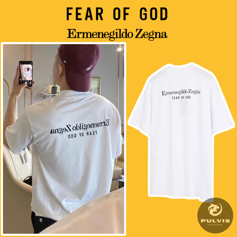 [DF]️[CHỈ 1 NGÀY] - Áo tee Fear of God FOG Zegna White full tag túi, áo thun FOG