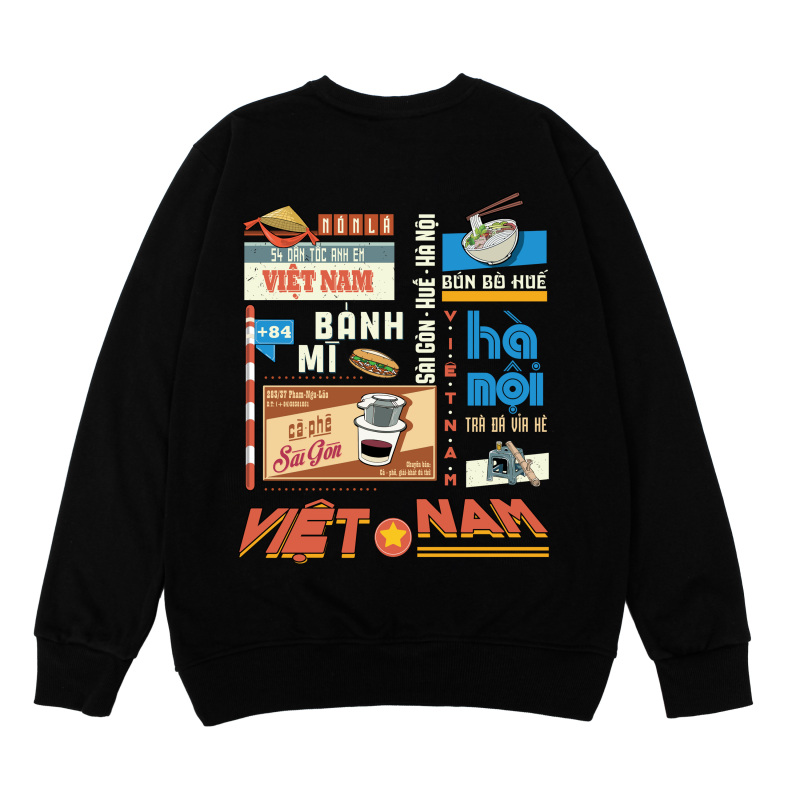 Áo Dài Tay Sweater Teelab Vietnam LS008