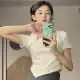 Áo thun nữ lai chéo thời trang xixo cao cấp. 