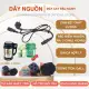 Dây nguồn máy xay đậu nành, 02 nguồn ra 03 chấu và 04 chấu. 
