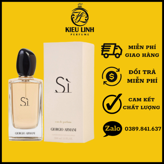 Nước Hoa Nữ Giorgio Armani Sì Đủ Màu 100Ml Hương Thơm Quyến Rũ - Nước hoa  nữ 